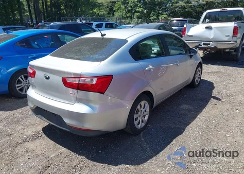 2016 Kia Rio Lx из США, поврежденный, VIN KNADM4A36G6531455